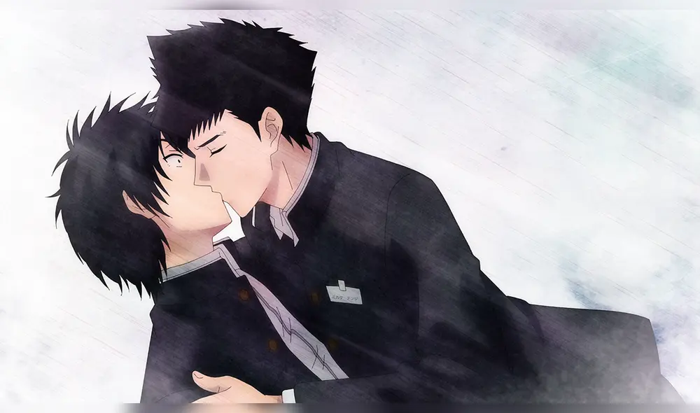 El momento yaoi entre Tenji y Yuuichi en el episodio 6 de "Tomodachi Game". Foto: Okuruto Noboru El momento yaoi entre Tenji y Yuuichi en el episodio 6 de "Tomodachi Game". Foto: Okuruto Noboru