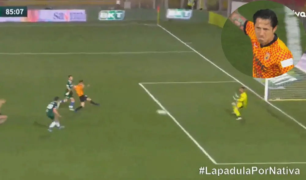 Benevento vs. Pisa: Gianluca Lapadula anotó el primero del partido en los minutos finales. Foto: captura