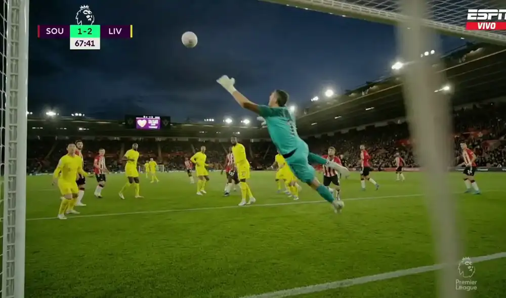 Liverpool vs. Southampton: Matip anota el 2-1 por la Premier League. Foto: captura ESPN Liverpool vs. Southampton: Matip anota el 2-1 por la Premier League. Foto: captura ESPN