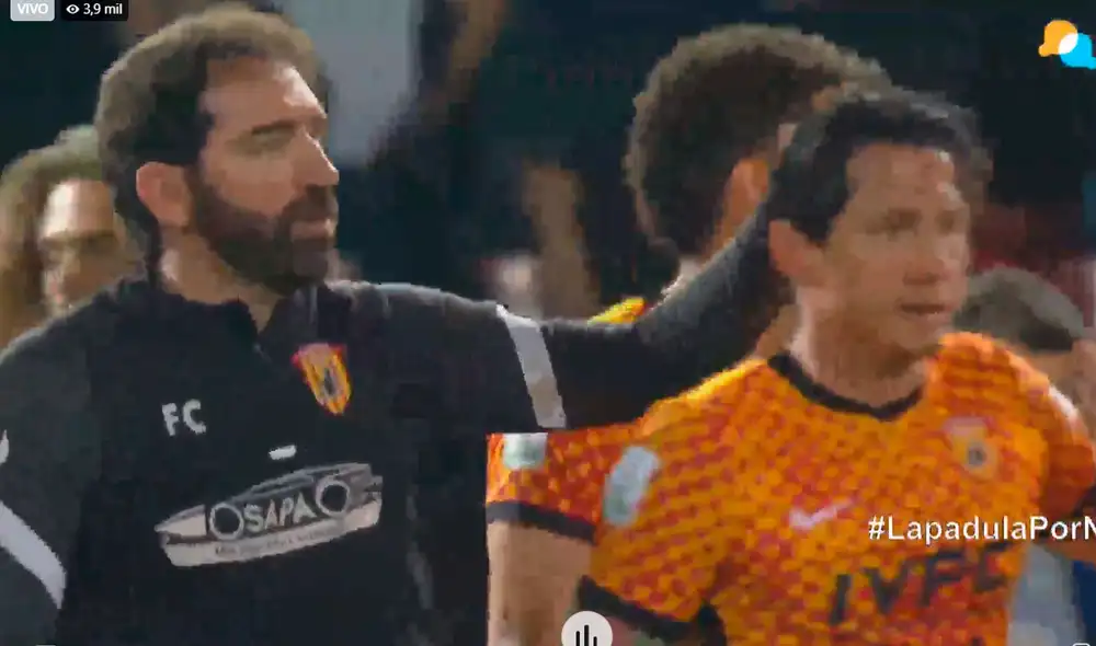 Fabio Caserta y Gianluca Lapadula tuvieron una discusión hace algunos meses. Foto: captura de Nativa