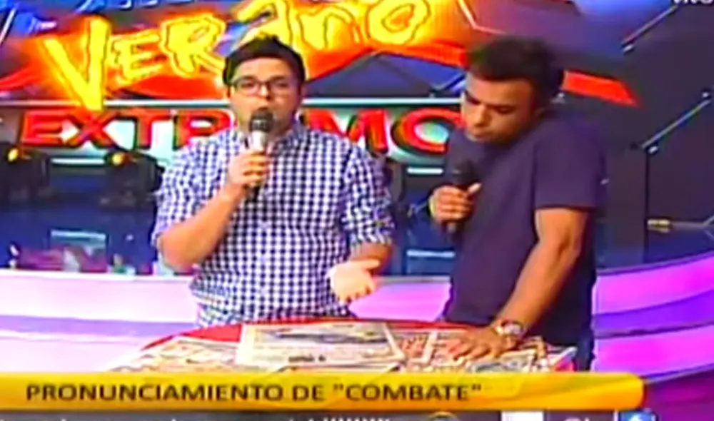 "Combate" fue el primer programa de concursos que se transmitió en el Perú. Foto: captura ATV