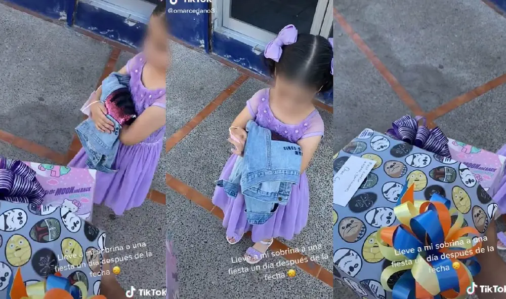 La pequeña tuvo que volver a su casa debido a la equivocación de su tío. Foto: captura de TikTok La pequeña tuvo que volver a su casa debido a la equivocación de su tío. Foto: captura de TikTok