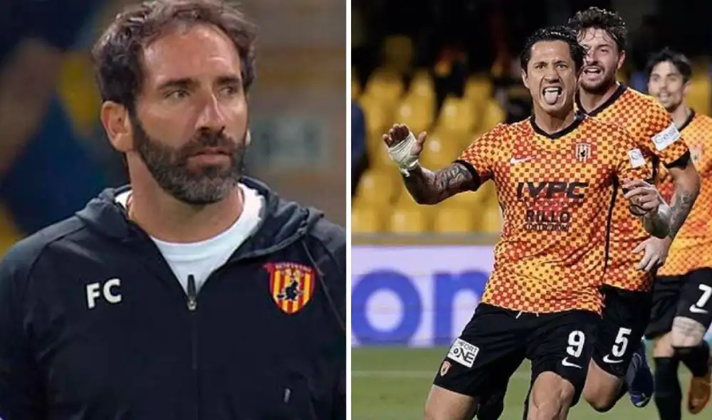 Gianluca Lapadula llegó a los 14 goles en la temporada. Foto: composición Benevento