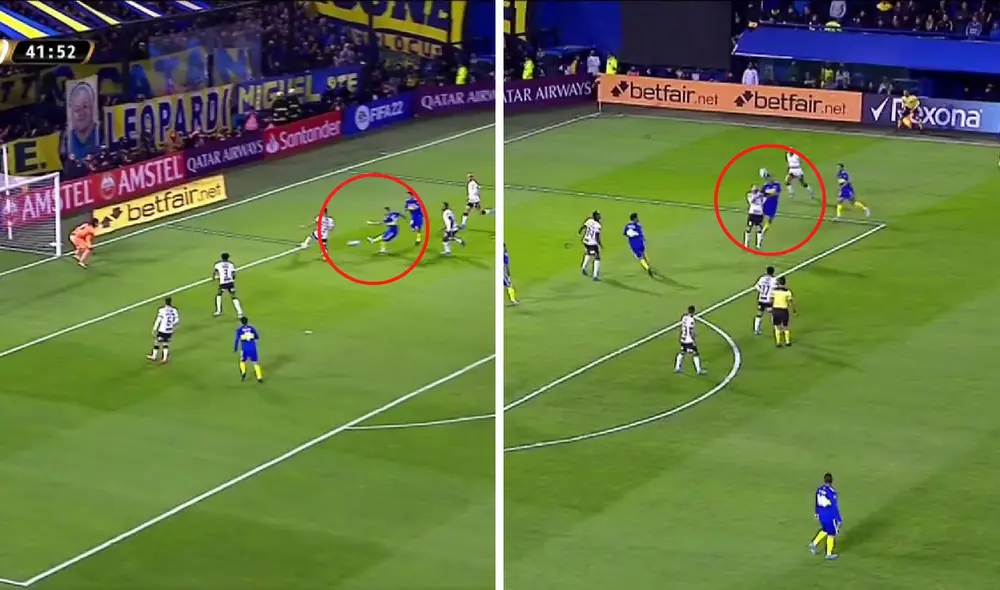 Gol de Benedetto. Foto: captura ESPN.