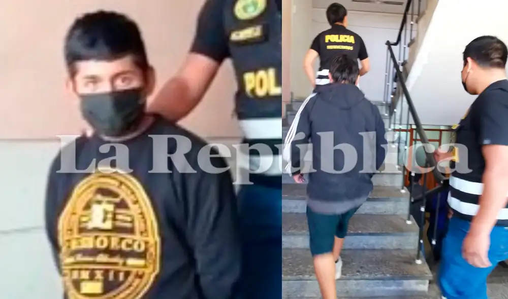 Agentes detuvieron a Jesús Eduardo Alcahuamán Sonco (22), más conocido como “pitufo". Foto: La República