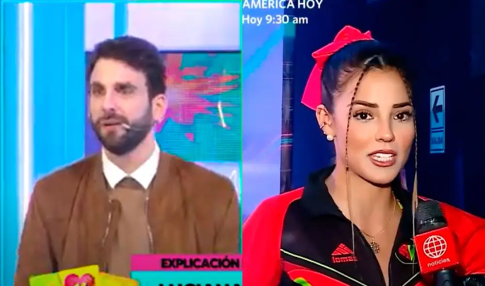 Rodrigo González reaccionó al presunto retoque en el rostro de Luciana Fuster. Foto: composición captura Willax TV, captura América TV. Rodrigo González reaccionó al presunto retoque en el rostro de Luciana Fuster. Foto: composición captura Willax TV, captura América TV.