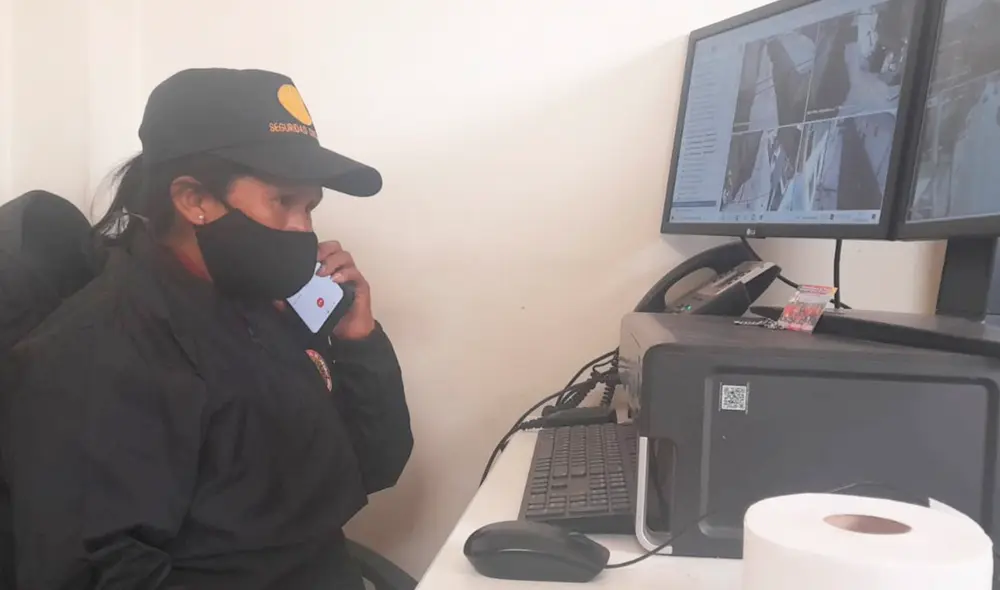 Margarita ahora tiene la misión de observar todo lo que sucede mediante las cámaras de vigilancia. Foto: La República