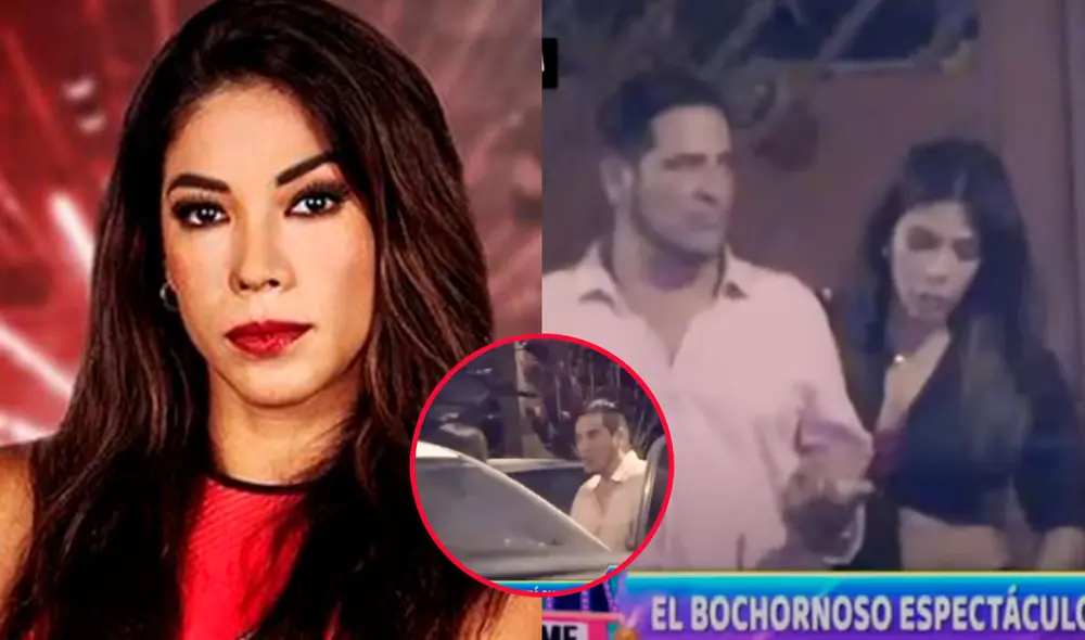 Karen Dejo discute en la calle con saliente y él la insulta. Foto: captura/ATV/Esto es guerra Karen Dejo discute en la calle con saliente y él la insulta. Foto: captura/ATV/Esto es guerra