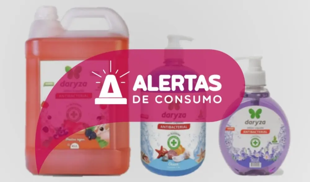 El jabón Daryza solo tiene autorización para ser aplicado en superficies u objetos inertes. Foto: Indecopi El jabón Daryza solo tiene autorización para ser aplicado en superficies u objetos inertes. Foto: Indecopi