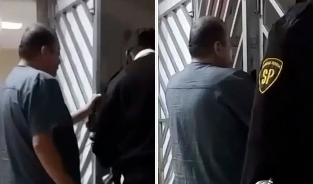 Pese a la presencia de la PNP, el médico no pasó por el dosaje etílico porque se encerró en una habitación. Foto: captura de video/cortesía a LR Pese a la presencia de la PNP, el médico no pasó por el dosaje etílico porque se encerró en una habitación. Foto: captura de video/cortesía a LR