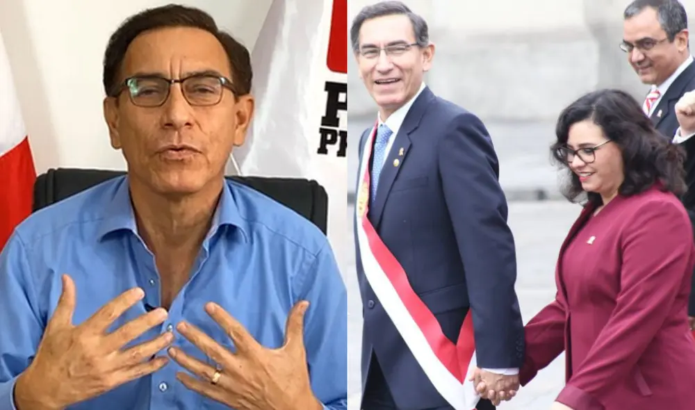 Martín Vizcarra habló sobre las imágenes reveladas por Magaly Medina. Foto: composición/ Facebook/ GLR