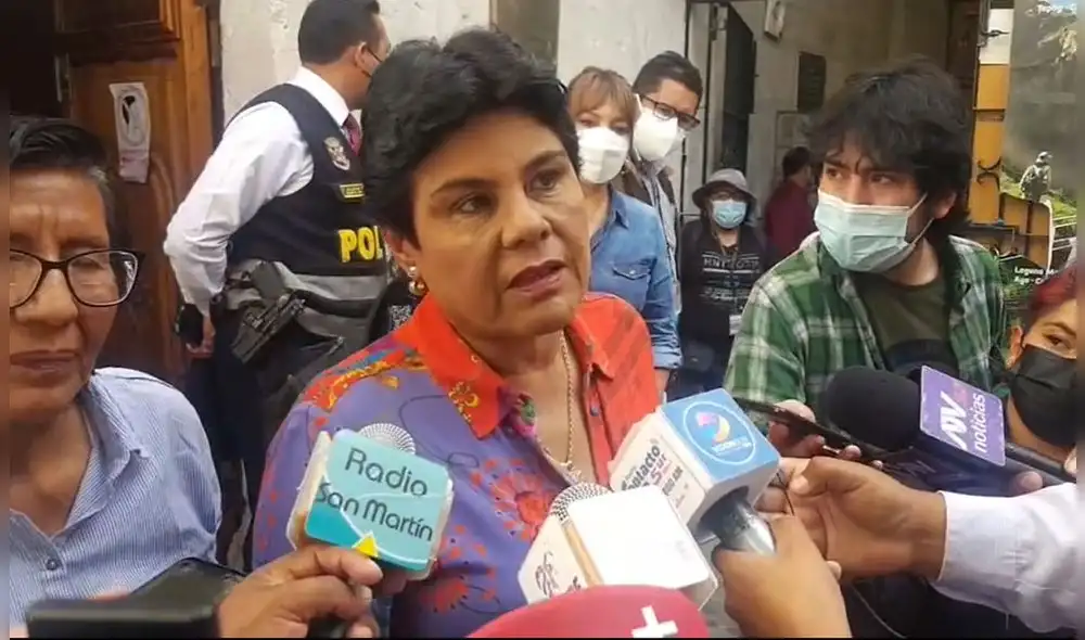 Legisladora estuvo en Arequipa para reunión con autoridades. Foto: captura video La República Legisladora estuvo en Arequipa para reunión con autoridades. Foto: captura video La República