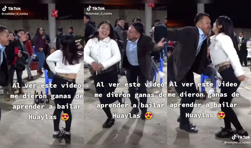 La pareja sorprendió a grandes y pequeños. Video: @somos_d_rumba/TikTok La pareja sorprendió a grandes y pequeños. Video: @somos_d_rumba/TikTok