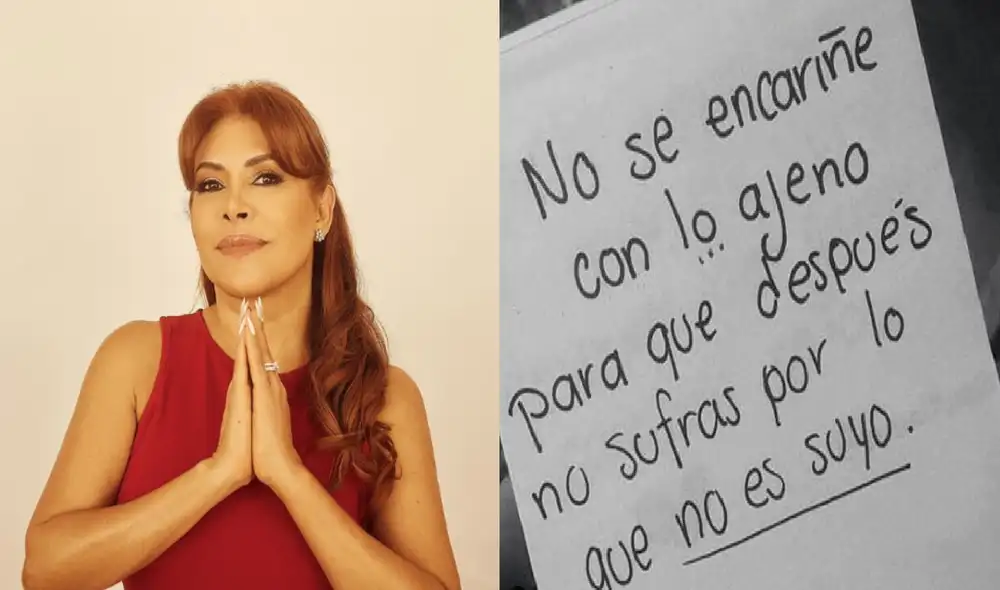 La conductora comparte curioso video y foto. Foto: Magaly Medina/Instagram