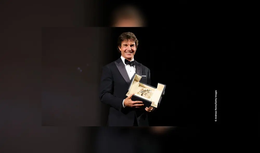 Tom Cruise recibe una Palma de Oro honorífica en el Festival de Cannes 2022. Foto: Twitter/ @Festival_Cannes Tom Cruise recibe una Palma de Oro honorífica en el Festival de Cannes 2022. Foto: Twitter/ @Festival_Cannes
