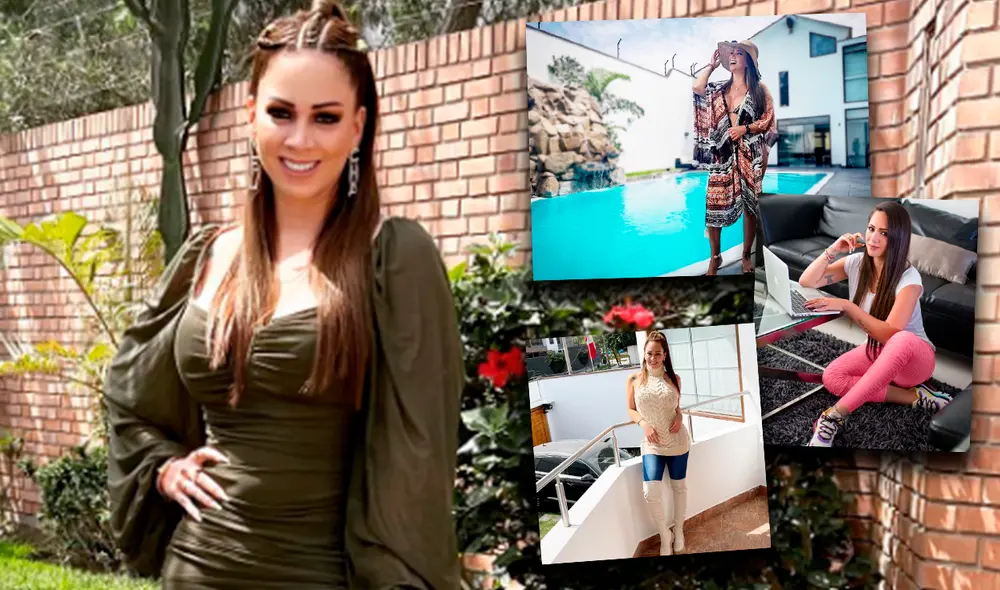 Melissa Klug vive con cuatro de sus hijos en una zona exclusiva de Surco. Foto: composición/ GLR