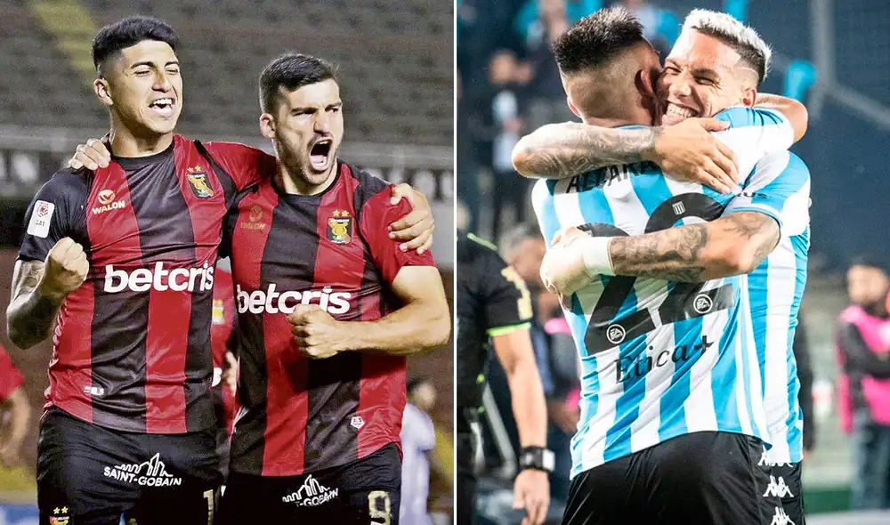 Melgar le ganó a Racing por el duelo de ida en Arequipa. Foto: composición Liga 1/Liga Profesional de Fútbol Melgar le ganó a Racing por el duelo de ida en Arequipa. Foto: composición Liga 1/Liga Profesional de Fútbol