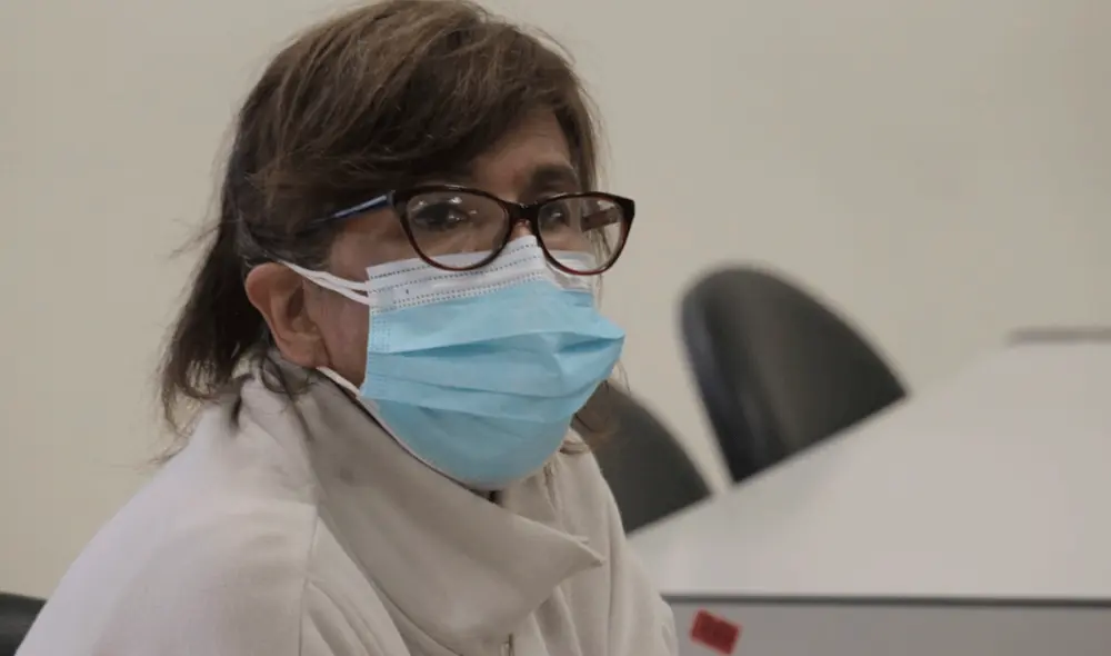 Rosario Aybar en la audiencia del miércoles 18 de mayo. Foto: LR