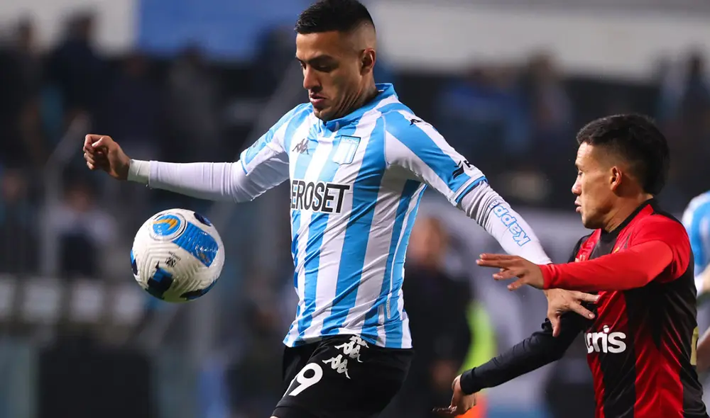 Racing y Melgar llegaron igualados en puntaje a este partido. Foto: EFE Racing y Melgar llegaron igualados en puntaje a este partido. Foto: EFE
