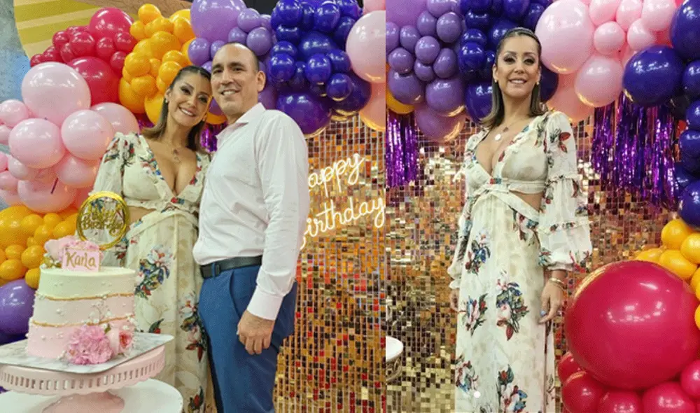 Karla Tarazona recibe sorpresa de cumpleaños. Foto: Instagram/D'Mañana