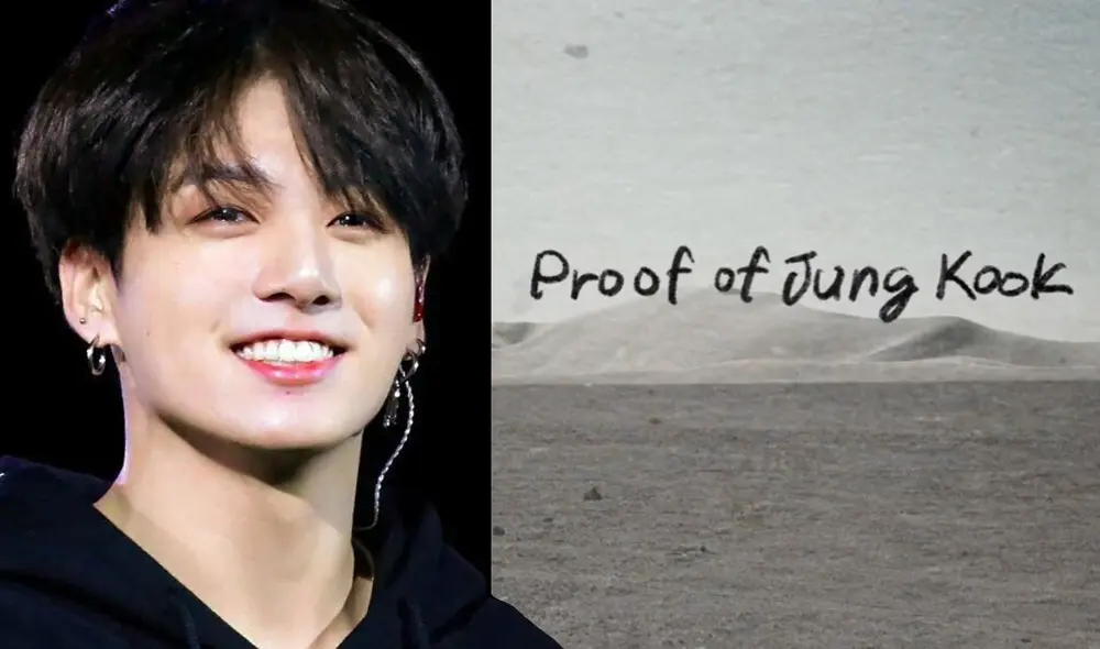 "Proof" es un álbum antología en el que BTS compilará destacados temas de su discografía. ¿Qué canciones selecciones seleccionó Jungkook? Foto: composición Hybe