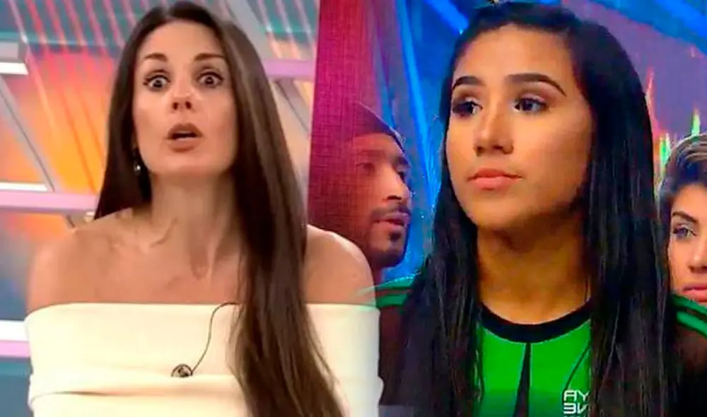 Rebeca Escribens regaña a Samahara Lobatón. Foto: captura/América TV Rebeca Escribens regaña a Samahara Lobatón. Foto: captura/América TV
