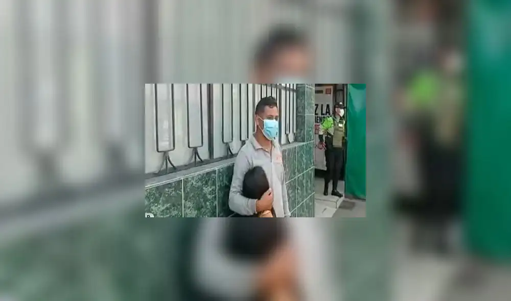 No dejaban ingresar al padre de familia al depósito. Video: captura de RPP