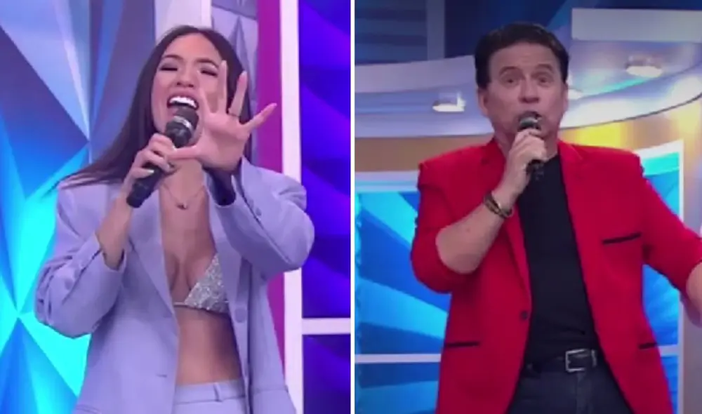 Jazmín Pinedo se presentó en el programa "En boca de todos". Foto: composición/ captura de América TV Jazmín Pinedo se presentó en el programa "En boca de todos". Foto: composición/ captura de América TV