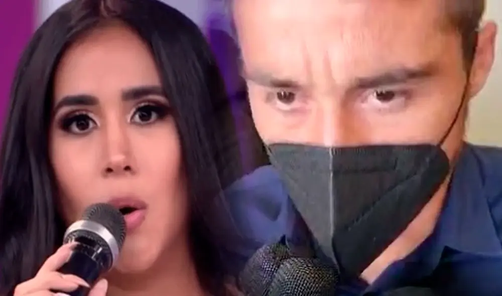 Rodrigo Cuba sale molesto de conciliación con Melissa Paredes. Foto: captura/América TV/LR Rodrigo Cuba sale molesto de conciliación con Melissa Paredes. Foto: captura/América TV/LR