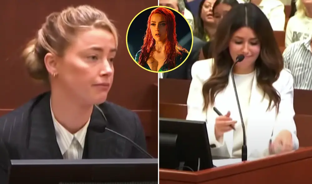 Amber Heard interpreta a Mera en el DCEU. Su próxima aparición como la heroína atlante sería para "Aquaman 2". Foto: composición/captura de YouTube/Warner Bros. - Video: TikTok
