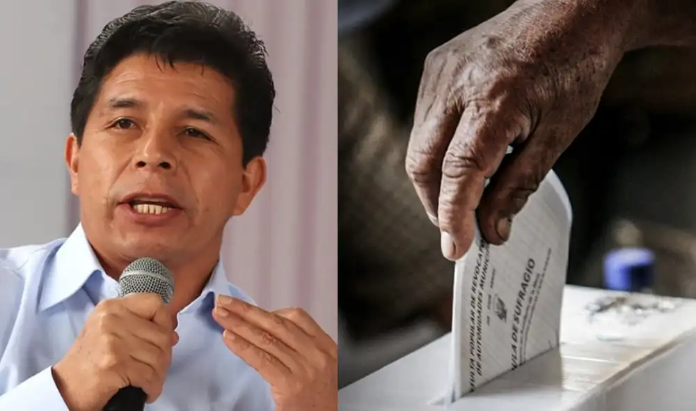 Pedro Castillo participó en el cierre del Encuentro Nacional de Alcaldes y Alcaldesas del Perú. Foto: composición/La República