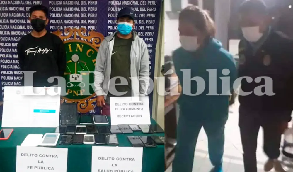 Caso. Policía detuvo a sujetos que captaban a pobladores. Foto: La República Caso. Policía detuvo a sujetos que captaban a pobladores. Foto: La República