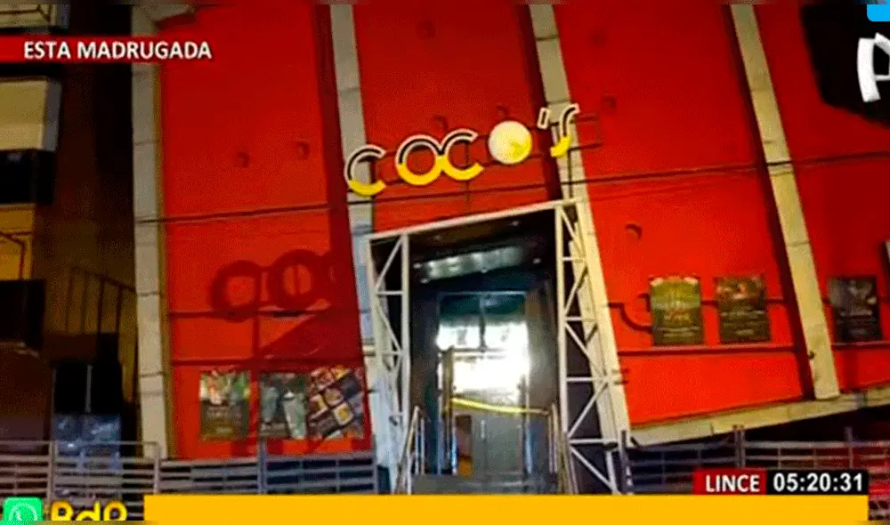 Locales nocturnos suelen recibir amenazas constantes. Foto: captura / Panamericana Locales nocturnos suelen recibir amenazas constantes. Foto: captura / Panamericana