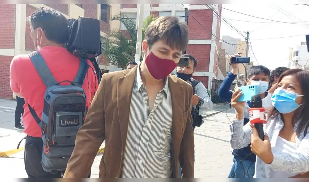 Giorgio Armas Gabrielli y su padre deberán rendir manifestación este lunes 23 de mayo. Foto: Clinton Medina Giorgio Armas Gabrielli y su padre deberán rendir manifestación este lunes 23 de mayo. Foto: Clinton Medina