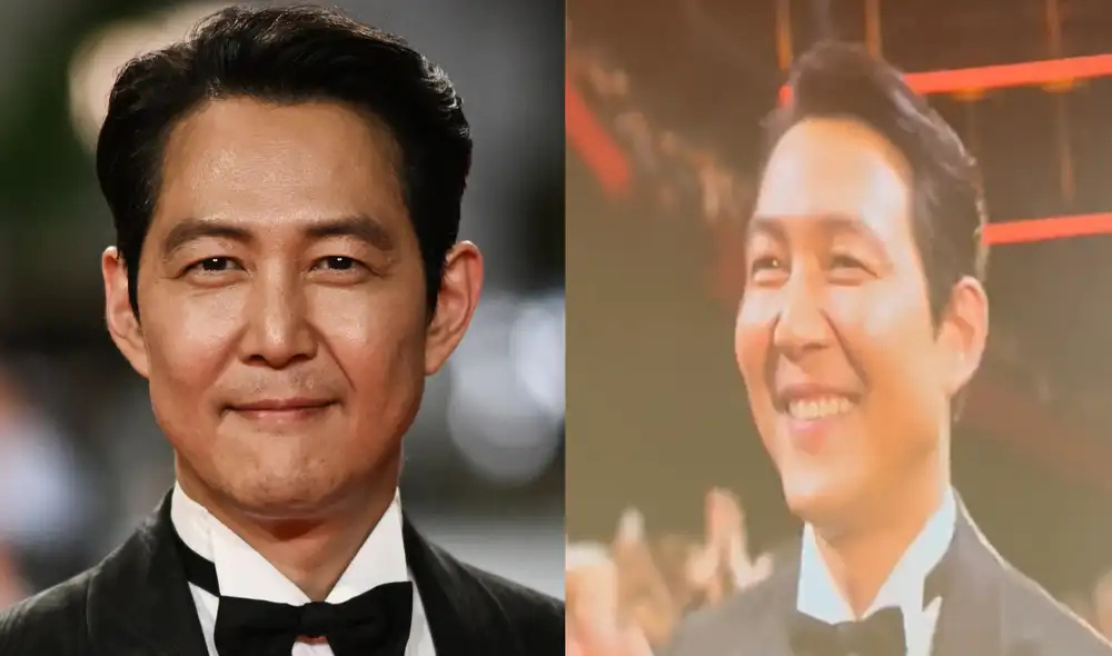 Lee Jung Jae (49) debutó en la actuación en 1993 y ahora presentó su ópera prima "Hunt" en el Festival de Cine de Cannes 2022. Foto: composición La República / AFP / captura Twitter
