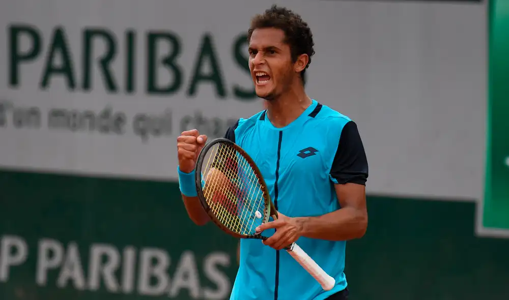 Es la tercera vez que Juan Pablo Varillas participa en las qualys del Roland Garros y la primera que clasifica al torneo principal. Foto: Twitter