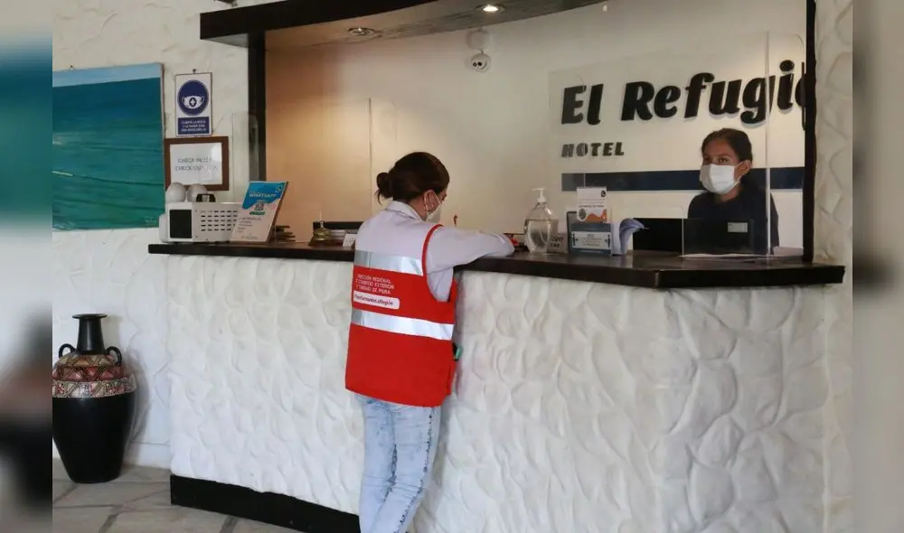 Hoteles fiscalizados en Talara. Foto: Municipalidad de Talara Hoteles fiscalizados en Talara. Foto: Municipalidad de Talara