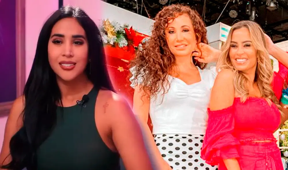 Melissa Paredes no dudó en enviarle una indirecta a Ethel Pozo y a Janet Barboza. Foto: composición LR/captura YouTube/difusión Melissa Paredes no dudó en enviarle una indirecta a Ethel Pozo y a Janet Barboza. Foto: composición LR/captura YouTube/difusión