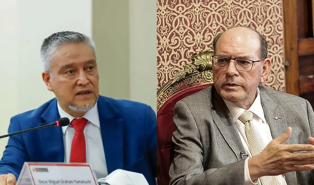 Además de Óscar Graham y César Landa, también viajará a Suiza la vicepresidenta Dina Boluarte. Foto: composición/Andina/La República