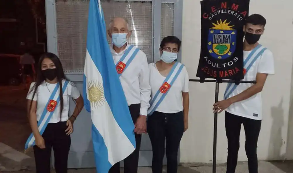 Don Rubén Cúchero obtuvo un promedio de 9.25. Foto: Familia Cúchero/TN Don Rubén Cúchero obtuvo un promedio de 9.25. Foto: Familia Cúchero/TN