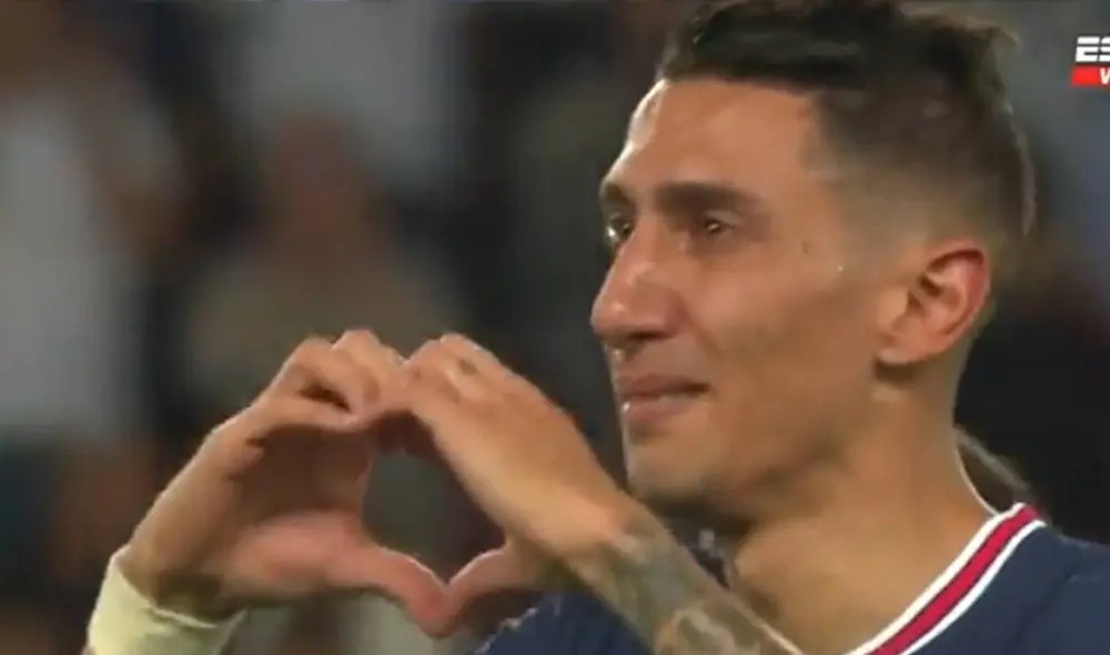 Ángel Di María se despide del Parque de los Príncipes con un golazo. Foto: captura/ESPN Ángel Di María se despide del Parque de los Príncipes con un golazo. Foto: captura/ESPN