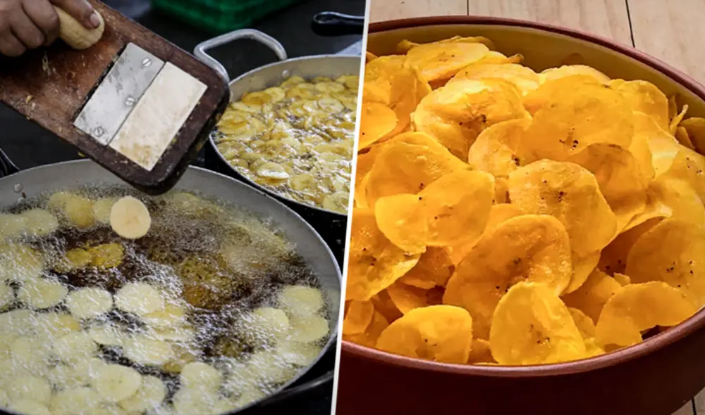 Los chifles se han convertido en el snack favorito de los peruanos. Foto: composición LR / Jazmín Ceras