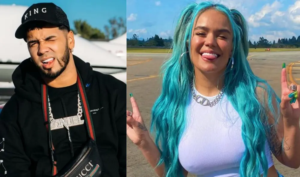 Anuel AA se confunde en pleno concierto y menciona a las fanáticas de Karol G. Foto: Composición LR / Instagram. Anuel AA se confunde en pleno concierto y menciona a las fanáticas de Karol G. Foto: Composición LR / Instagram.