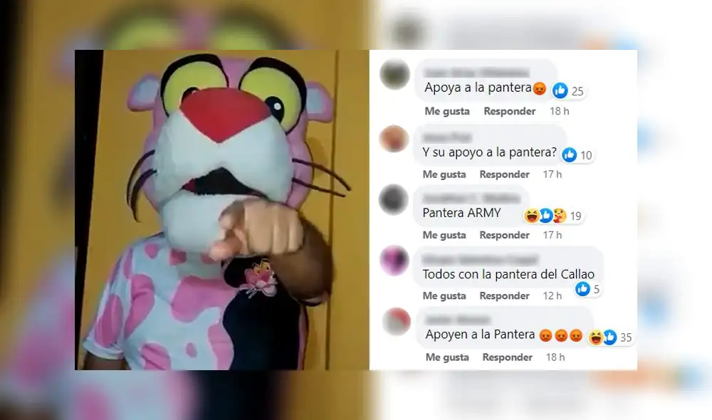 Hasta el presente, el polémico clip de la 'Pantera' tiene más de 11.000 reproducciones en la red social. Foto: composición LR/Facebook Hasta el presente, el polémico clip de la 'Pantera' tiene más de 11.000 reproducciones en la red social. Foto: composición LR/Facebook