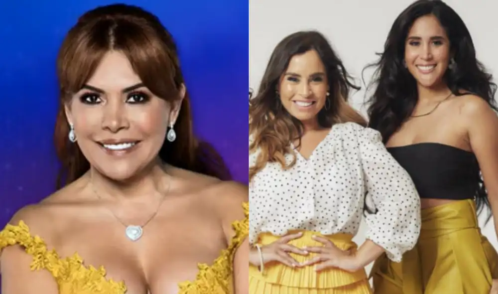 Magaly Medina le recuerda a Ethel Pozo que fue ella quien la retiró a Melissa Paredes de su programa. Foto: composición/ ATV/ GV Producciones