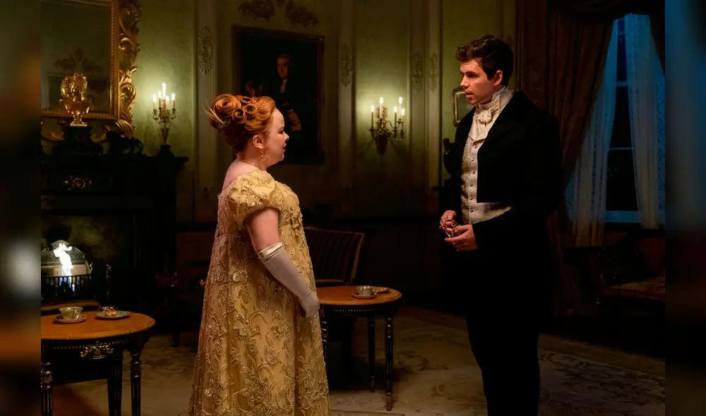 Penelope Featherington y Colin Bridgerton tendrán varias escenas íntimas en la tercera temporada. Foto: Netflix.