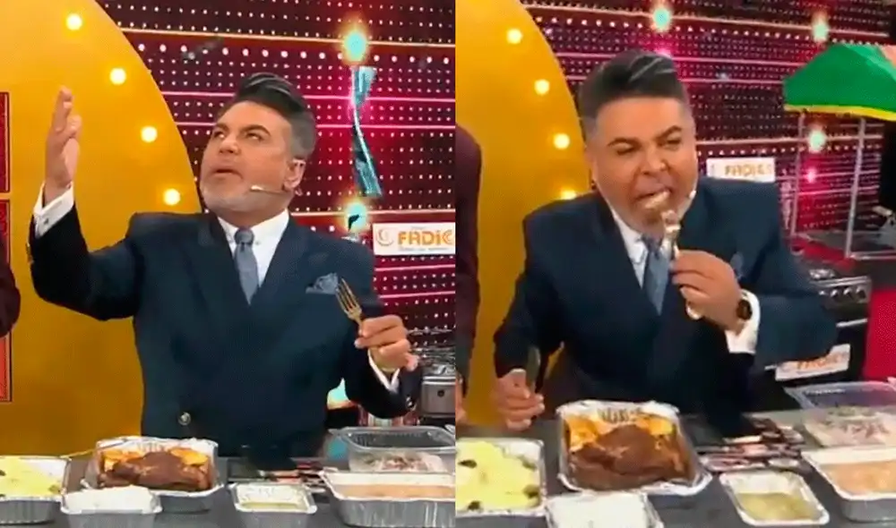 Andrés Hurtado almorzó en vivo y no quiso contestar las llamadas de los televidentes. Foto: composición Panamericana TV Andrés Hurtado almorzó en vivo y no quiso contestar las llamadas de los televidentes. Foto: composición Panamericana TV