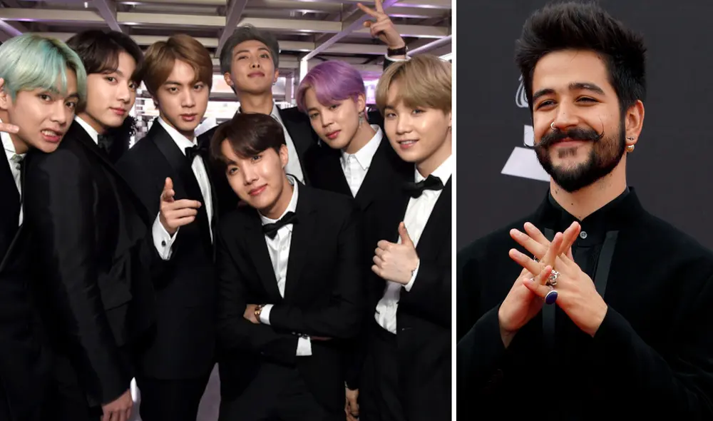 BTS y Camilo ocuparon las principales tendencias en redes por teorías de fans sobre una posible colaboración musical. Foto: composición/ BIGHIT / AFO