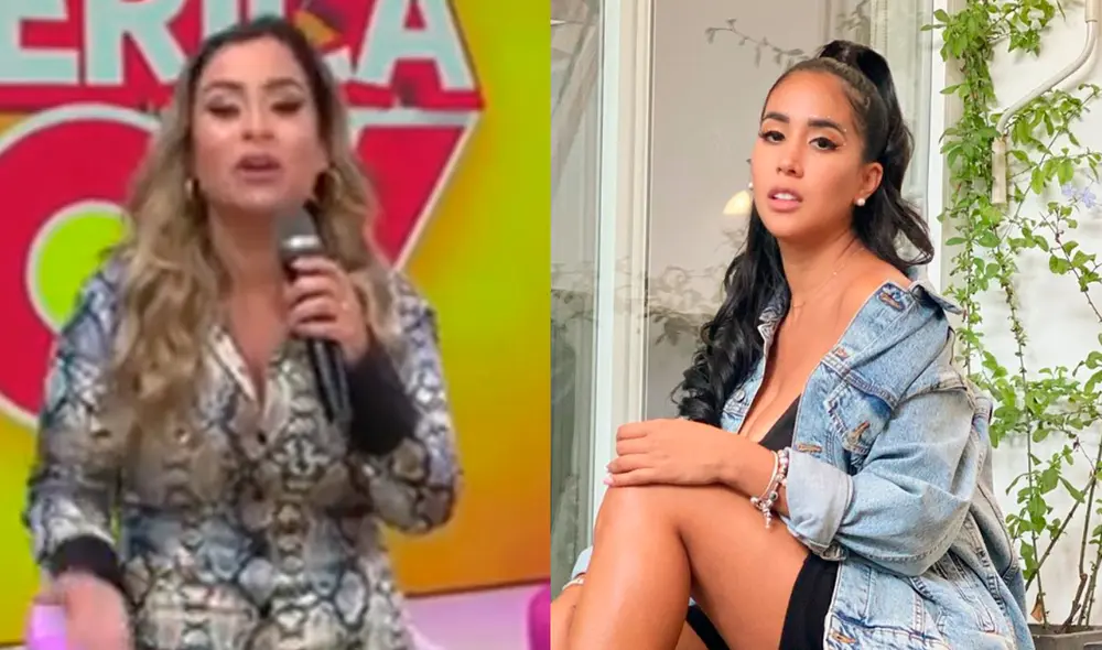 Melissa Paredes contará su verdad frente a Ethel Pozo tras la entrevista de Rodrigo Cuba. Foto: composición captura América TV, Melissa Paredes/Instagram Melissa Paredes contará su verdad frente a Ethel Pozo tras la entrevista de Rodrigo Cuba. Foto: composición captura América TV, Melissa Paredes/Instagram