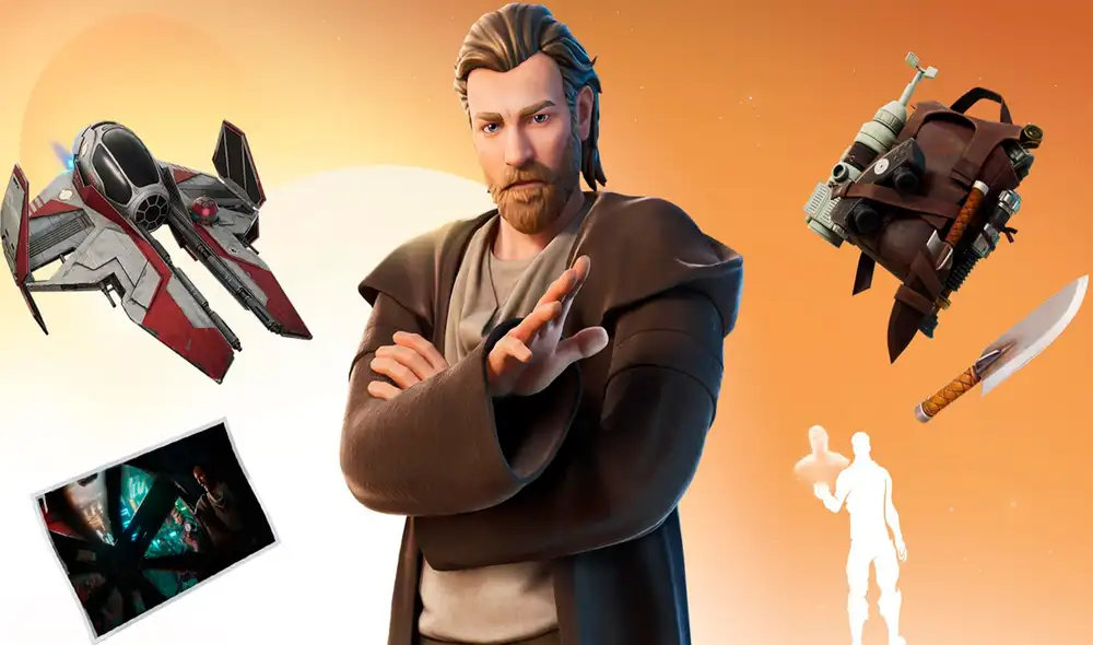 El popular battle royale tendrá a uno de los mejores personajes de Star Wars. Foto: Fortnite